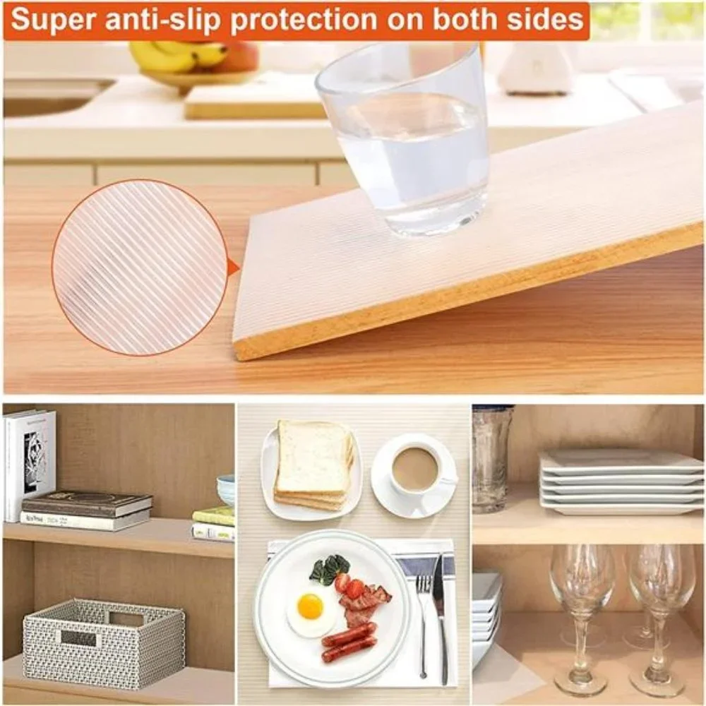 Shelf Liner Cabinet Liner, Non Adhesive Drawer Liner, 12 Inch x 20 FT(240 Inch)